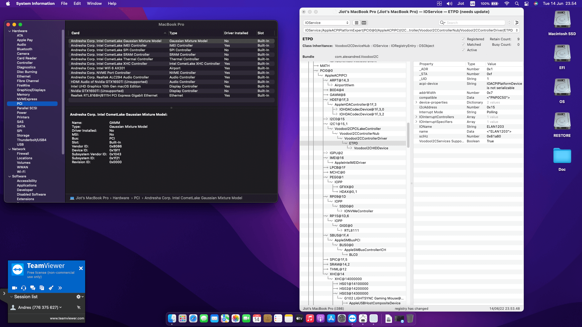 Asus ROG Strix G15 G512LI I565B6T [CometLake   Intel UHD 10Th Gen + I2C]   OpenCore 9